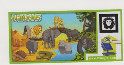2011 Natoons Tiere aus Afrika Figuren zur Auswahl + BPZ TEIL 2