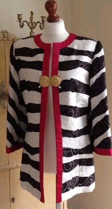 Autentico Christian Dior Boutique Abito Cappotto Giacca FR36 UK8 Made in France
