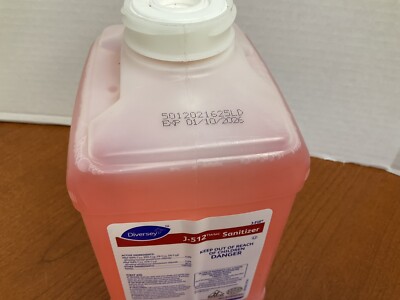 DESCETE　5L 2.5 Liters Diversey J-512 SANATIZER 5756034 EXP 01/10/2026