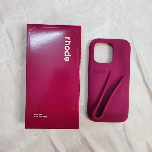 Coque Rhode "Summer Lip Gloss" et silicone 3D pour iPhone 16 Pro Max 15 14 13 12 11 - Photo 8 sur 9