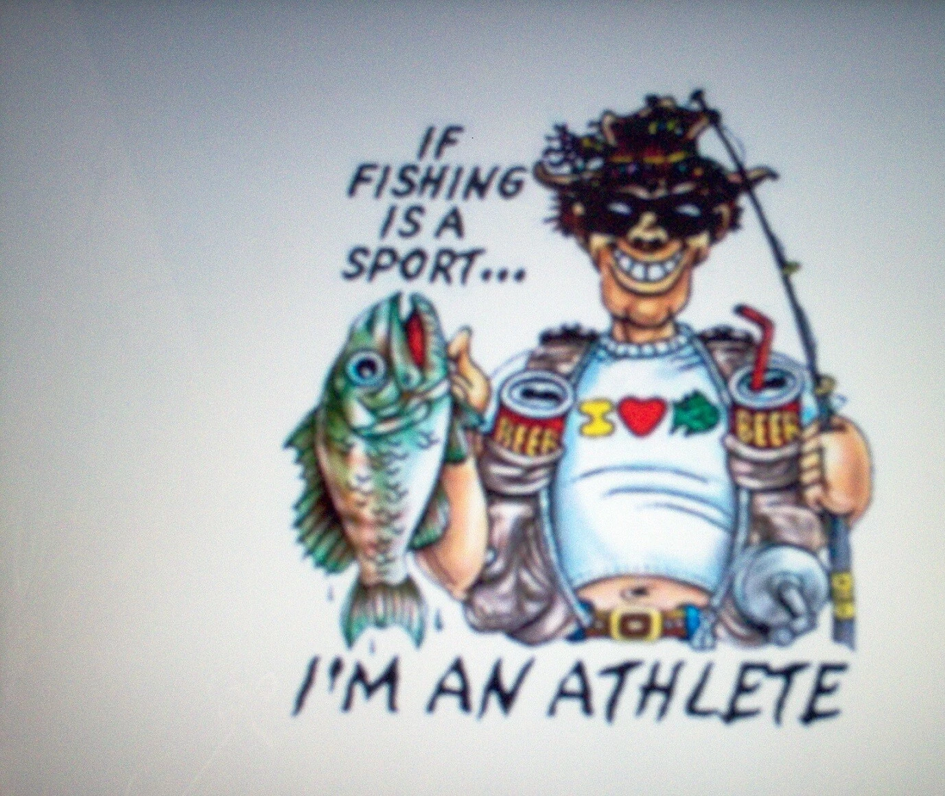 T-Shirts - If fishing is a sport I'm an athlete (A5199E)