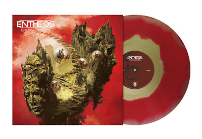 ENTHEOS - TIME WILL TAKE US ALL, ORG 2023 EU BLOOD RED/GOLD vinyl LP, 500 COPIES