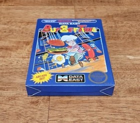 BurgerTime (NES, 1987) CIB - Mint -Tested