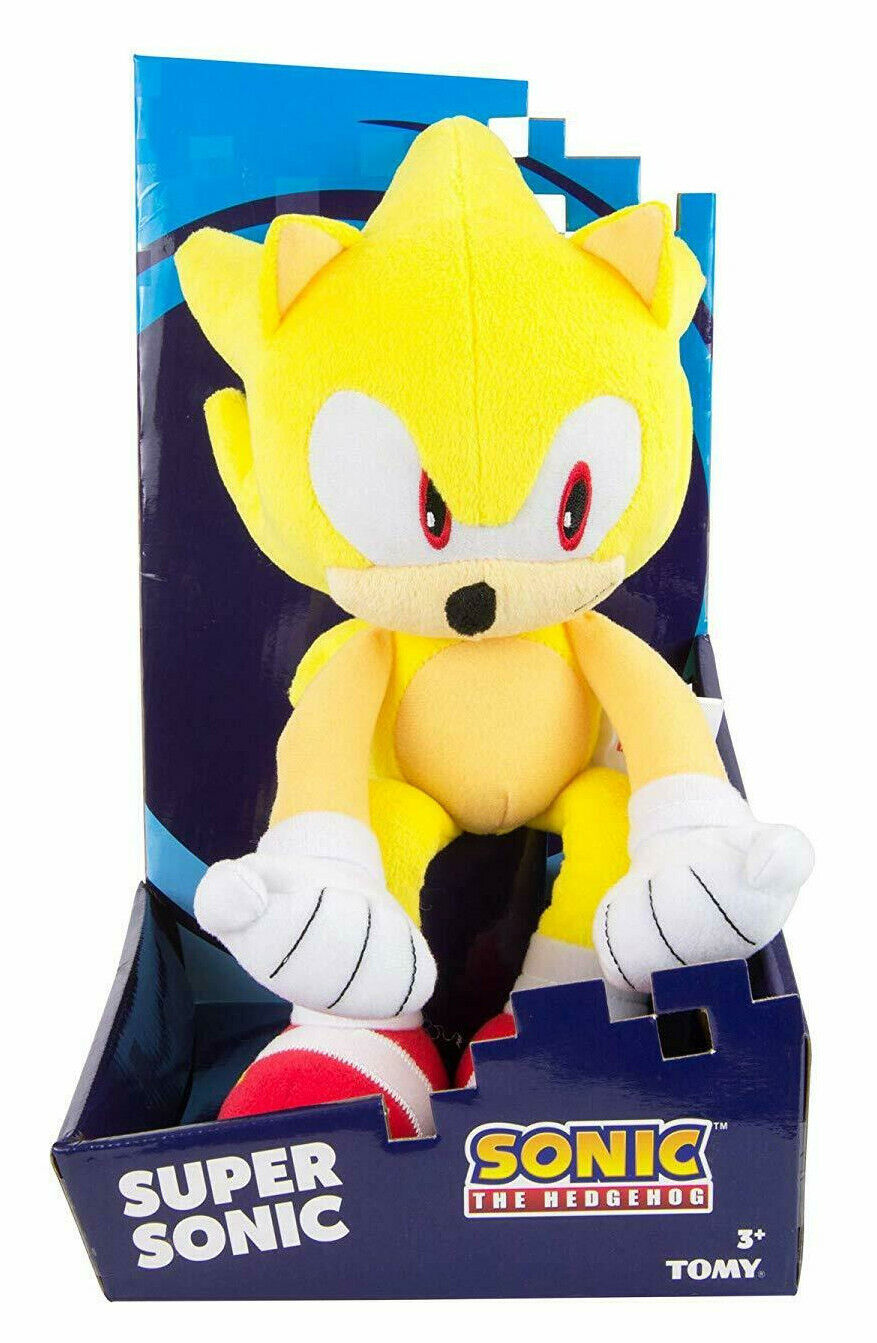 Boneco de Pelúcia Tomy Sonic The Hedgehog - Super Sonic Plush T22391