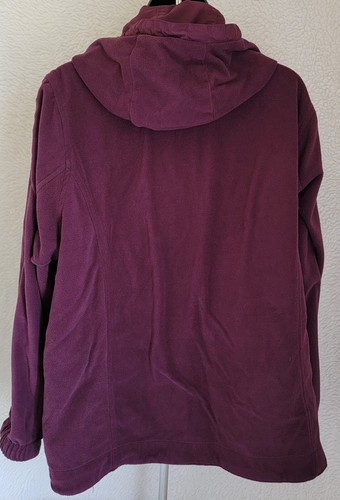 Athletic Works Womens Jacket Coat Size 1X 16W Purple Reversible - Picture 23 of 24