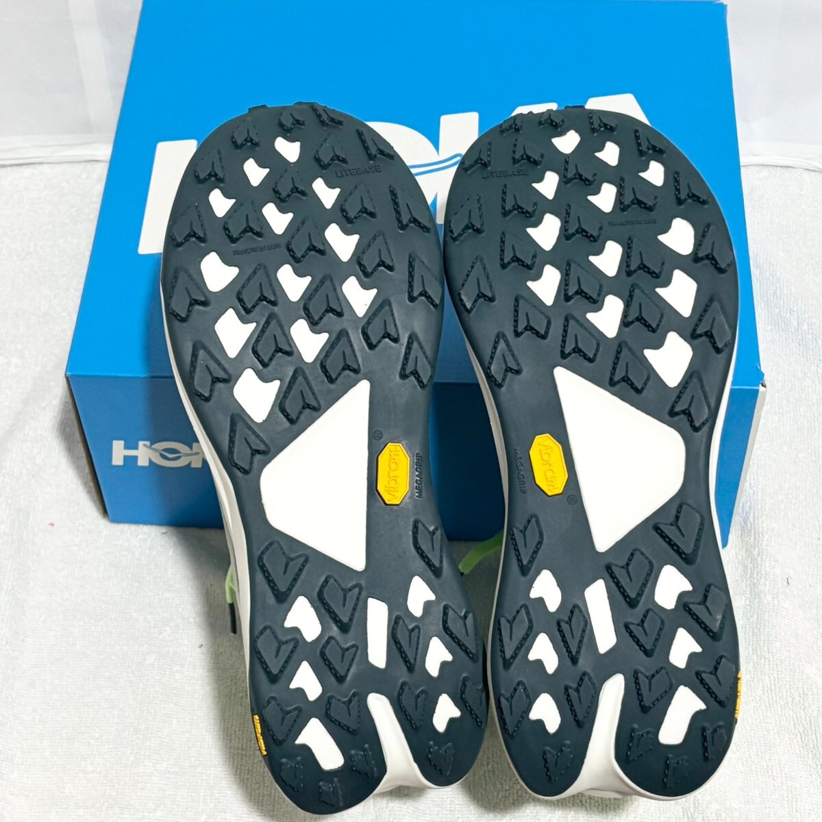 HOKA TECTON X 3 1155112 TTW Tart Apple/Blue Twilight Men Trail