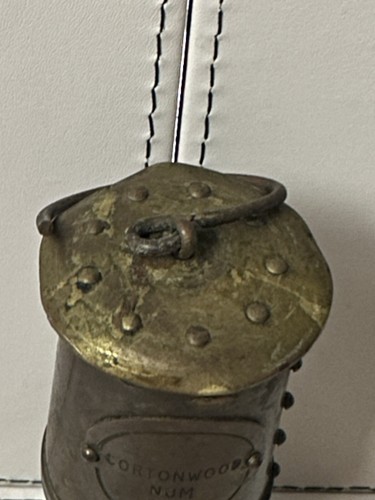 Brass Miners Lamp - 4.5 Inch Tall 1984-85 “Miners Strike” Lamp NUM Cortonwood - Picture 4 of 8