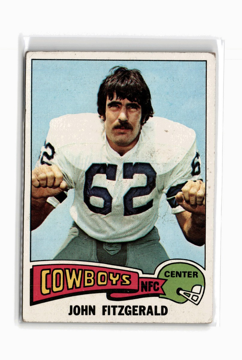 John Fitzgerald Football #257 1975 Topps Dallas Cowboys | eBay
