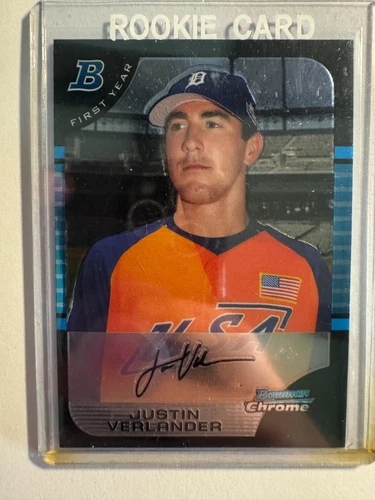 K237,737 - 2005 Bowman Chrome Draft #129 Justin Verlander FY
