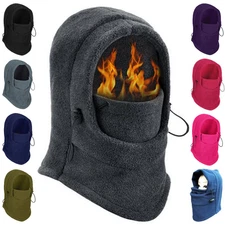 Winter Windproof Fleece Neck Warm Balaclava Ski Full Face Mask for Cold Weather