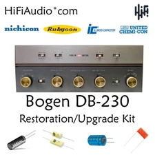 Bogen DB230 restoration kit service recap capacitor fix rebuild