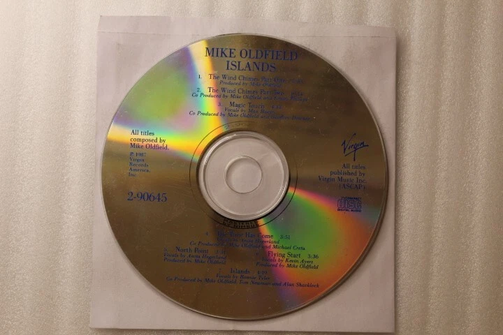 Mike Oldfield – Islands CD Electronic Art Rock, Experimental Foto 3 de 3