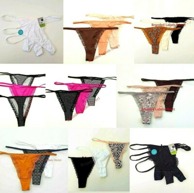 Primark Womens Underwear Girls Knickers Ladies 3 Pack Mini Cotton Brief Gift New
