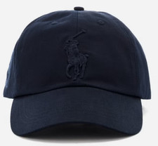 NEW POLO Ralph Lauren Men's BIG PONY "3" Hat Classics Sport Cap-Aviator Navy