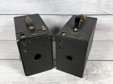 Eastman Kodak No. 2A Brownie Model B and C Box Camera Lot of 2 Vintage Decor