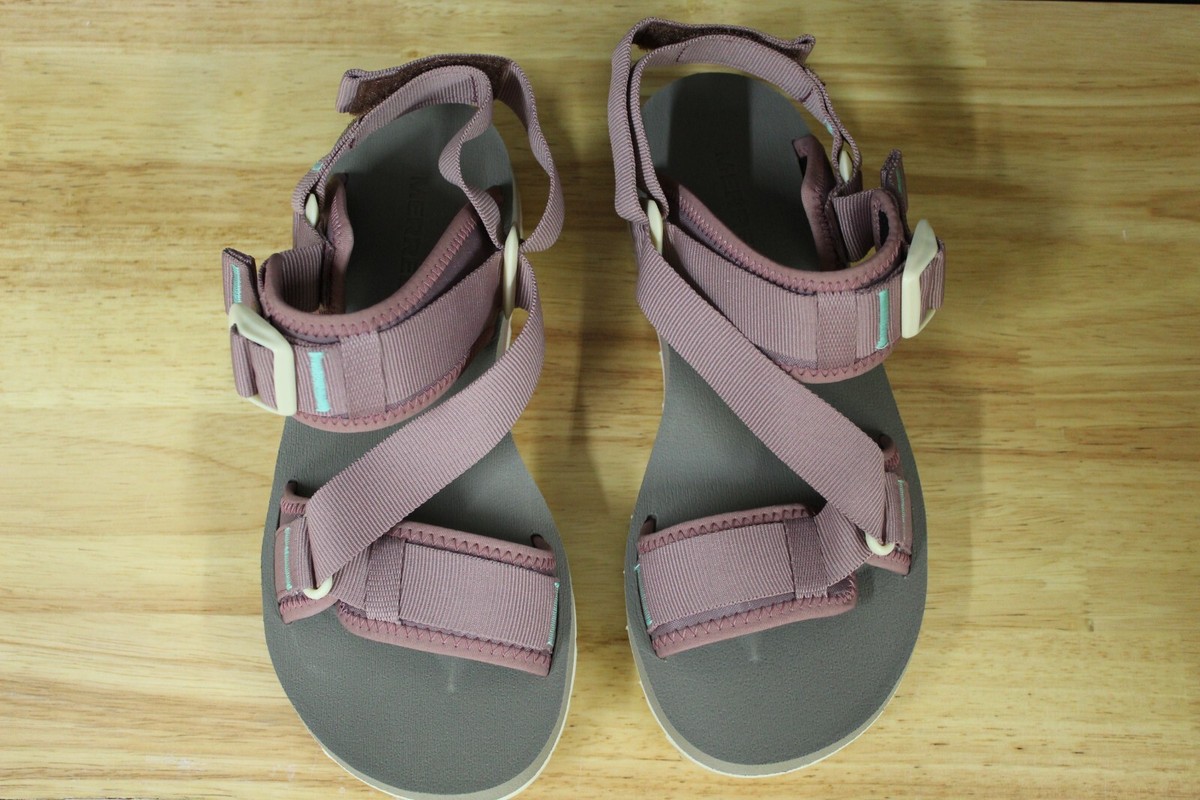 メレル サンダル US13 Merrell Adjustable Buckle Sandals - Alpine Strap - Burlwood