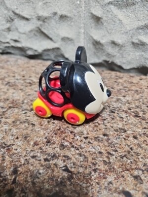 Lot Of Disney Baby Oball Go Grippers 4 Cars Mickey, Minnie And Tigger