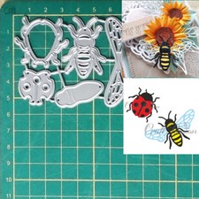 Bee Ladybug Metal Cutting Dies Embossing Paper Card Crafts Stencil Scrapbooking