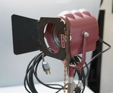 Mole Richardson Type 2351 200w Midget Solar Spot with barn doors RG6