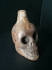 Death Whistle, Loud, Real, Aztec, Natural, Original, Medium Size, Hand Crafted.