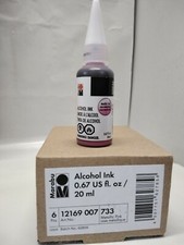 6 Pack Marabu - Alcohol Ink - .67 oz - Metallic Pink