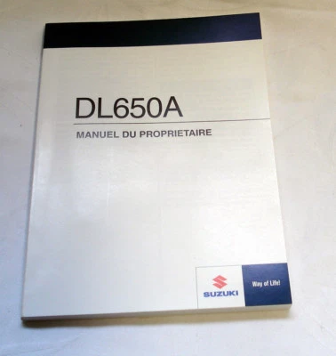 Original Suzuki DL650AL5 Manuel du Proprietaire Bedienungsanleitung Handbuch FR - Bild 1 von 4