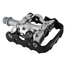 Exustar PM86 MTB Pedals Pedals Exustar Mtb Sgl Clpls Pm86 Bk/sl Spd