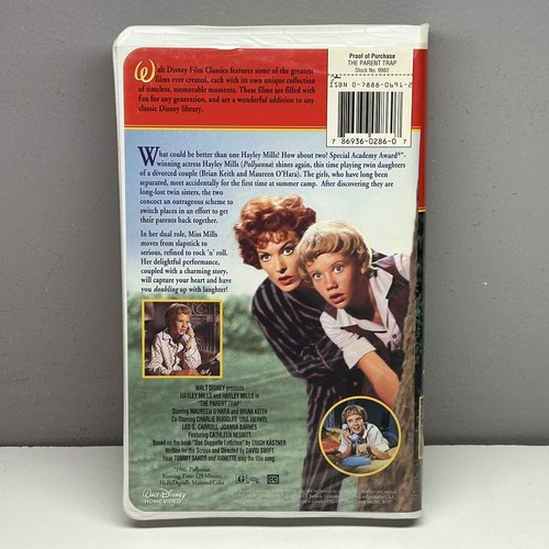 Walt Disney’s The Parent Trap VHS 1961 Video Tape Hayley Mills Collection Movie - 第 10/13 張圖片
