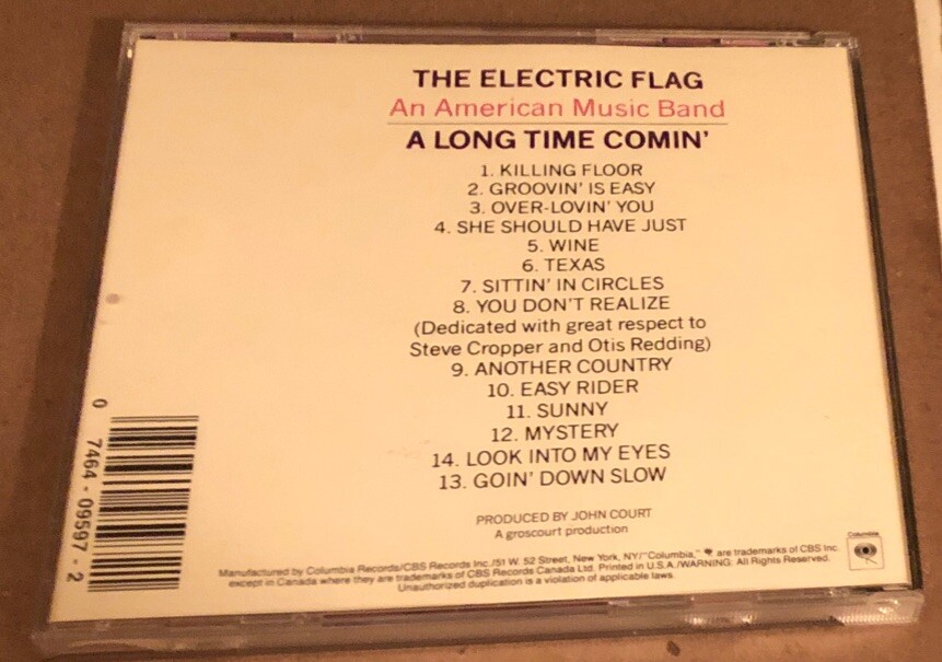 THE ELECTRIC FLAG, “A Long Time Comin”, Compact Disc eBay
