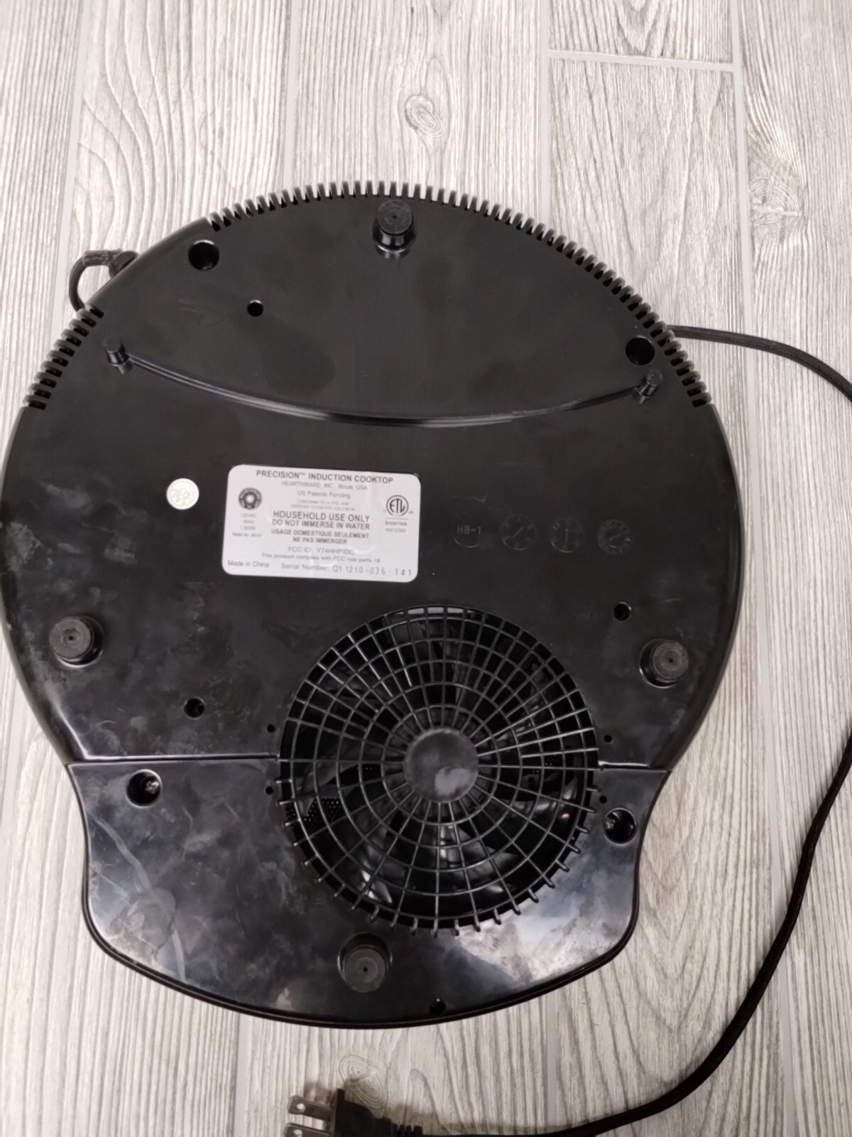 NuWave 30121 1300W Precision Induction Cooktop Black Camping RV