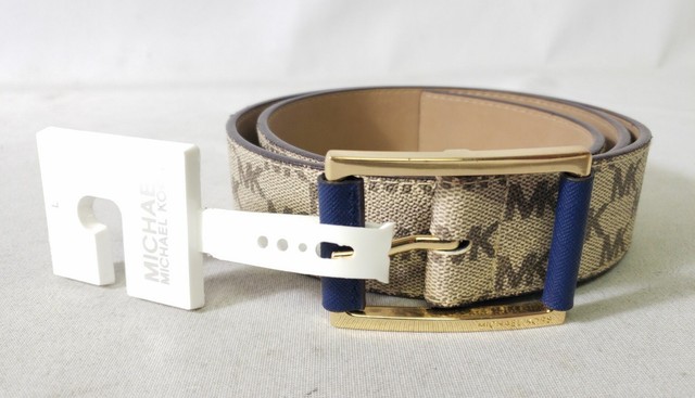 michael kors belt womens navy