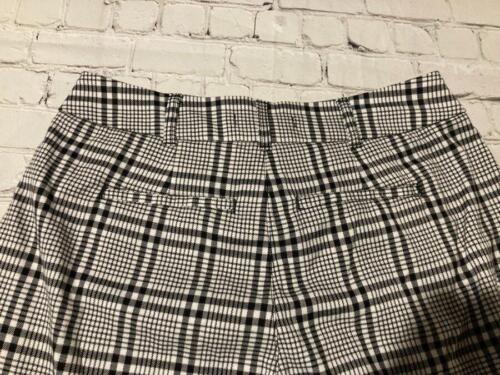 Abercrombie & Fitch NWT Woman's Size Medium Black/White Plaid Slim Ankle Pants - 第 13/13 張圖片