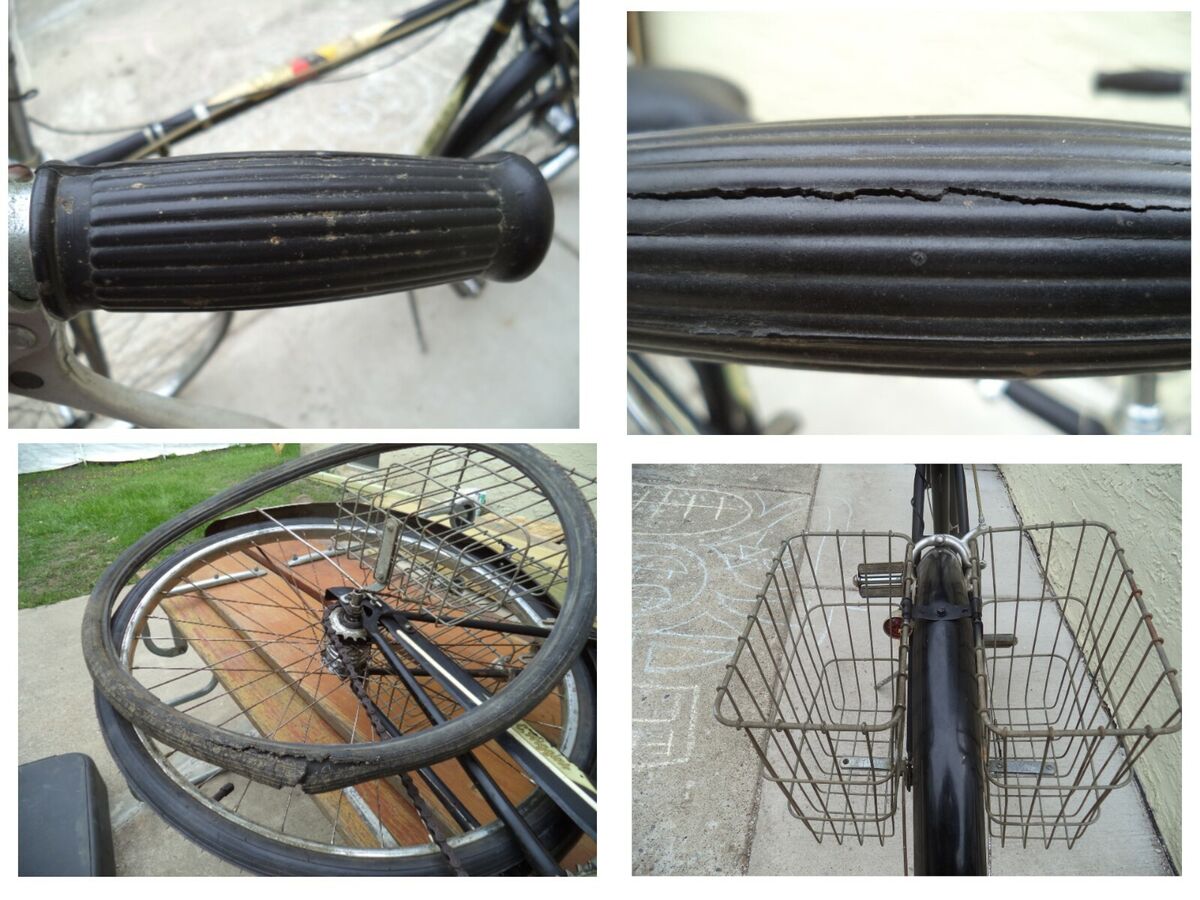VINTAGE JC HIGGINS Bicycle HNL 3 Speed w/Bicycle Generator w VINTAGE JC HIGGINS Bicycle HNL 3 Speed w/Bicycle Generator w