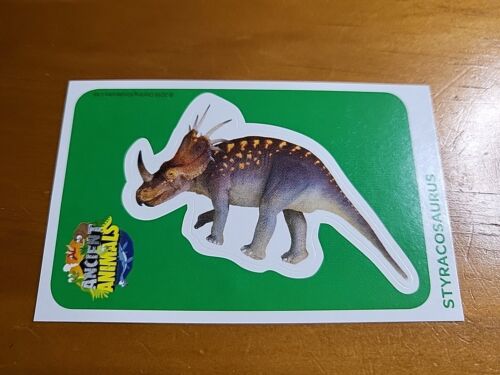 Woolworths Ancient Animals Sticker🏆STYRACOSAURUS🏆FREE POST - Picture 1 of 1