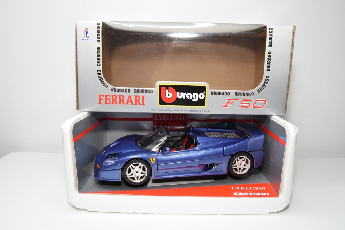 B39 1:18 BBURAGO BURAGO 3352 FERRARI F50 F 50 1995 MET. BLUE