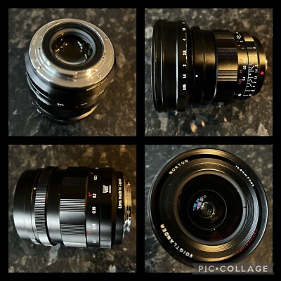 2 x Voigtländer Objektiv Set 10,5mm F0,95 & 25mm F0,95 Festbrennweiten - MFT Mount M4/3
