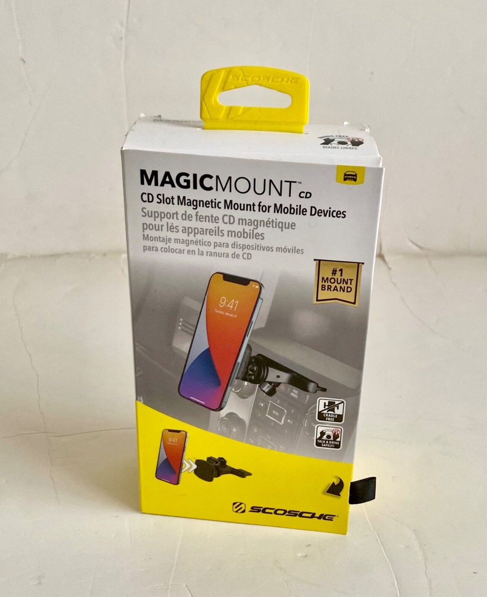 Scosche Magic Mount Cd Slot Magnetic Phone Holder New Scosche