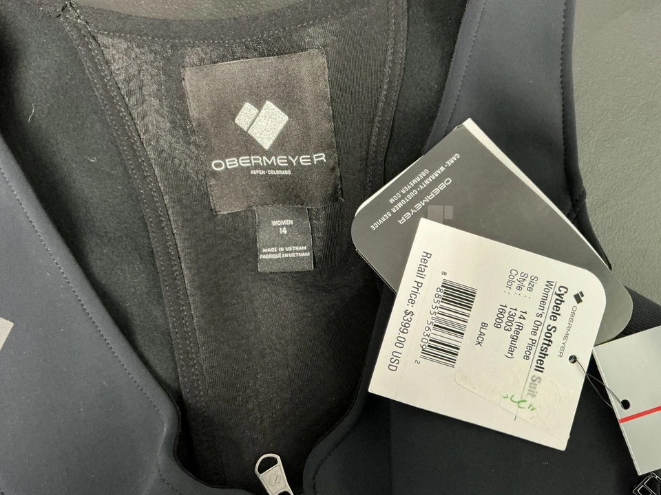 Obermeyer Cybele Softshell Navy Suit Women Size 14 NEW - Image 3 of 3