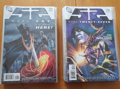 DC 52: Woche # 1-52 DC Comics komplett 52 Bücher Serie 2006/07