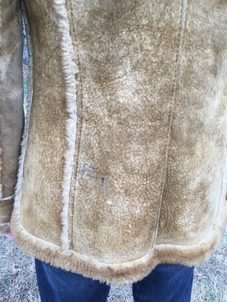 Genuine Sheepskin Sherpa Coat by Californian 100 Sh… Gem
