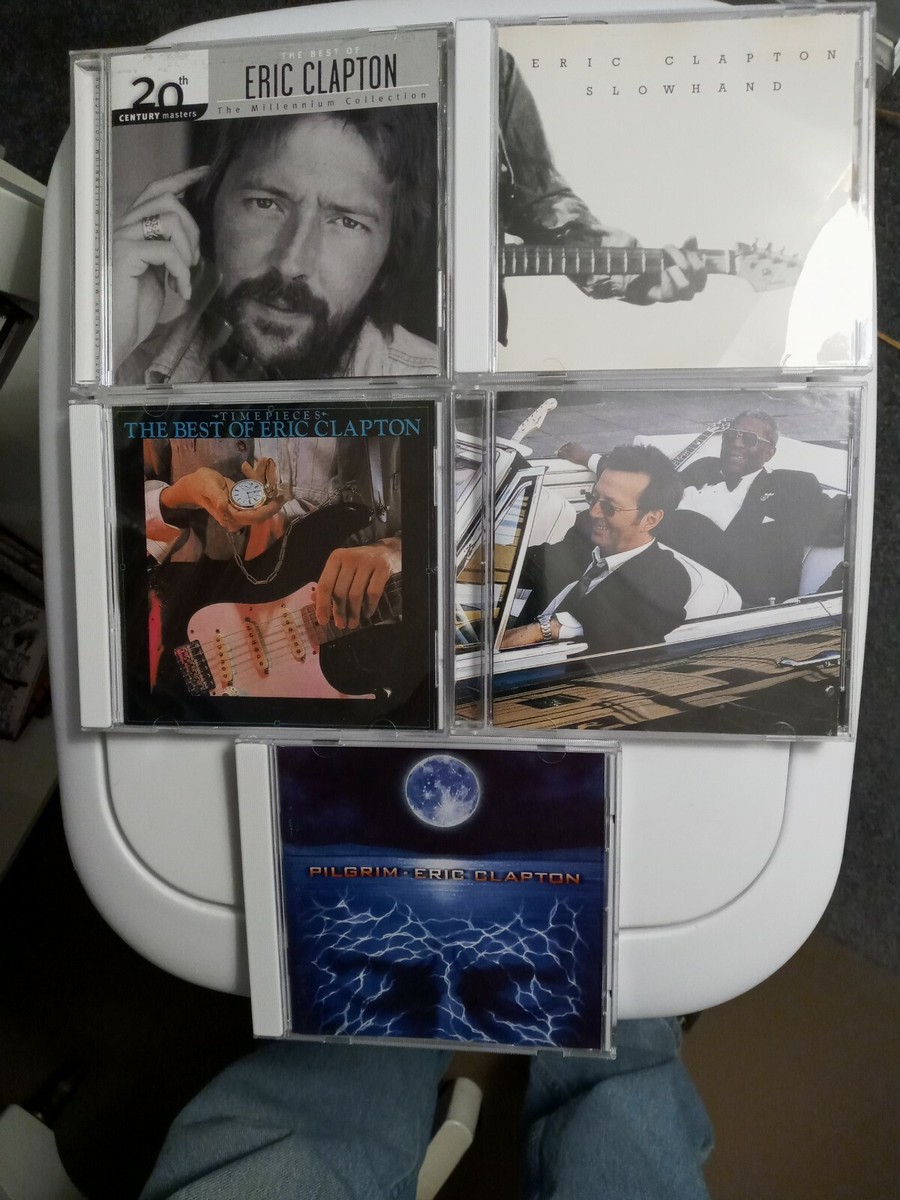 5 Eric Clapton Cd's ( Slowhand, Timepieces, Riding With The King