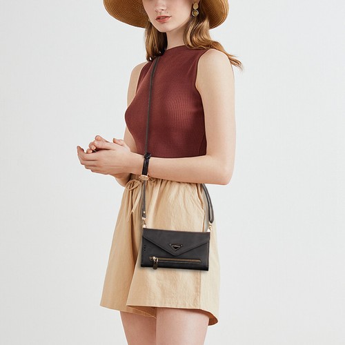Crossbody Wallet Case Zip Card Flip Cover for iPhone 16e/15/14/13/12/11 XR SE 8 - Picture 20 of 53