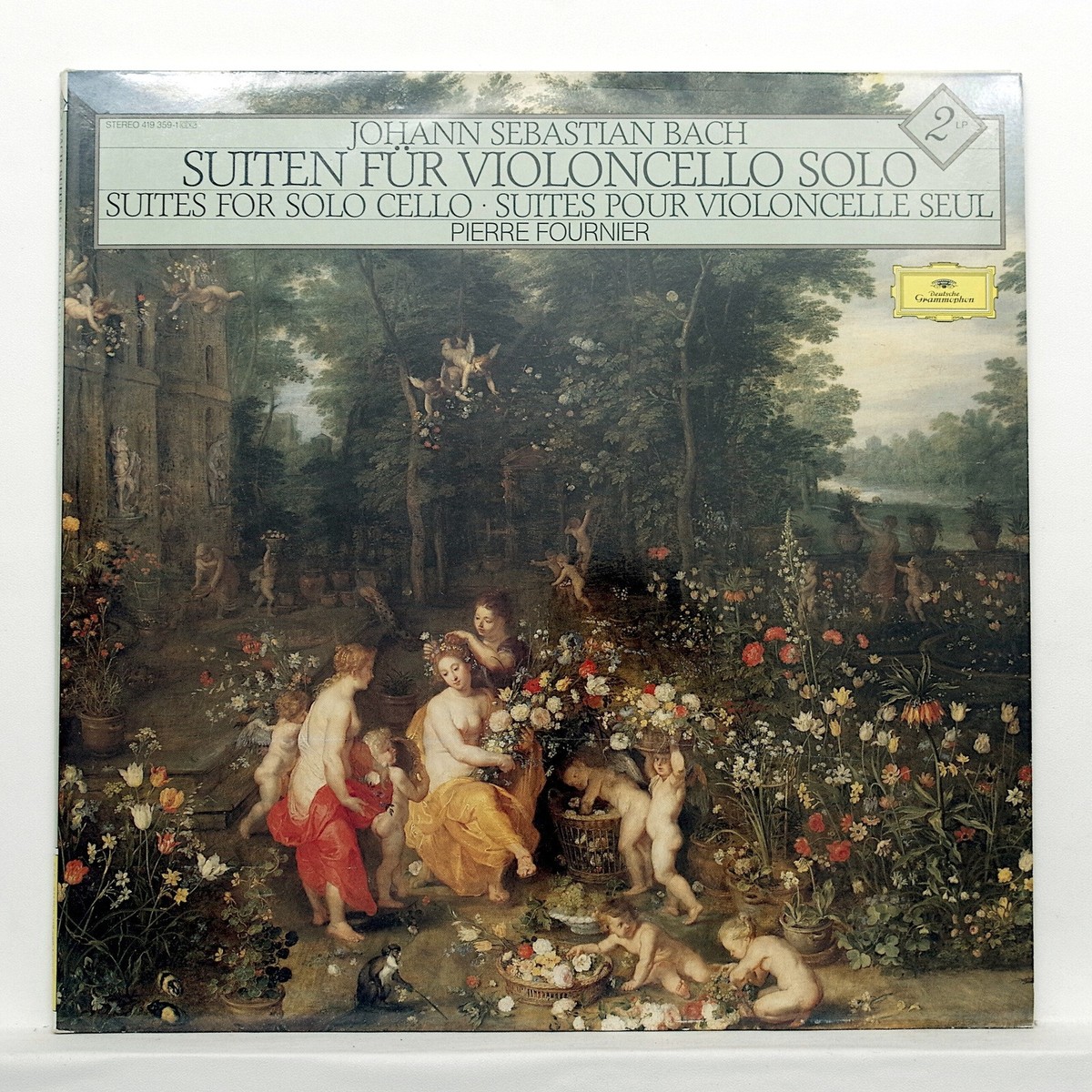 クラシック 6Suites PourVioloncelle /Pierre Fournier PIERRE FOURNIER ⸺ JS BACH the 6 suites for cello solo ⸺ DGG