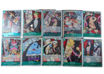 Nami OP02-036 Luffy OP02-041 10cards Paramount War Film Set ONE