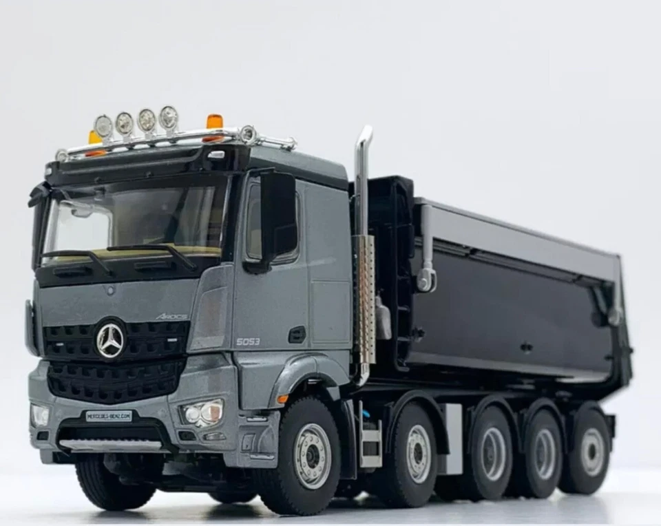 Camion ribaltabile Mercedes Arocs MP4 stream space 10x4, modelli WSI, scala 1:50 - Immagine 4 di 4