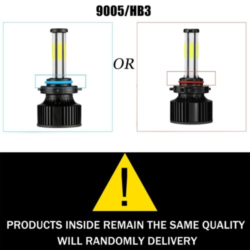 For Peterbilt 579 587 Trucks 6-sides White 9005 H11 Hi/Lo LED Headlight Bulbs 4X - Picture 2 of 12
