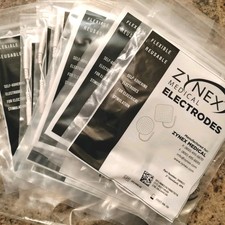L K ZYNEX ELECTROCADES 2 Round For TENS Unit . 10 / 4pk TOTAL 40 PADS