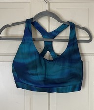 Athleta Ultimate Sports Bra Size X Large, Medium Impact, Blue
