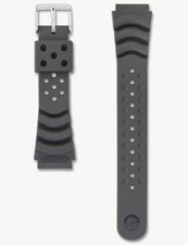 Seiko OEM Rubber Dive Watch Band, Strap- Black, 20mm WITH SPRING-BARS Original