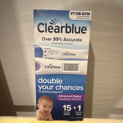 Clearblue Advanced Digital Ovulation Test Kit, 15 Tests + 1 Pregnancy Test